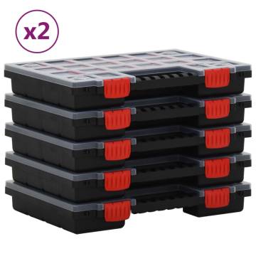 Assortment Boxes 10 pcs 34.5x25x5 cm Polypropylene