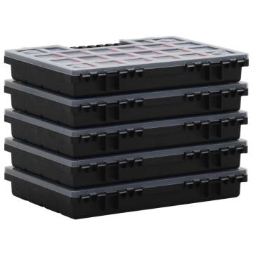 Assortment Boxes 10 pcs 34.5x25x5 cm Polypropylene