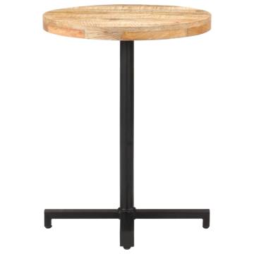 Bistro Table Round Ø60x75 cm Rough Mango Wood