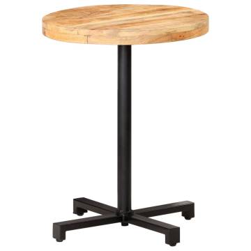 Bistro Table Round Ø60x75 cm Rough Mango Wood