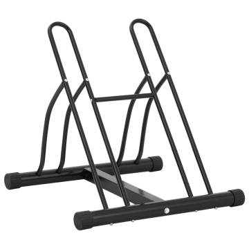 Bicycle Stand for 2 Bikes Floor Freestanding Steel