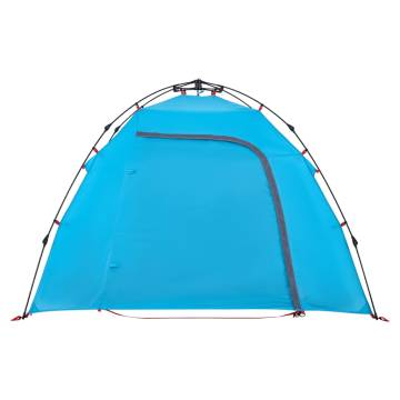 Camping Tent Dome 3-Person Blue Quick Release