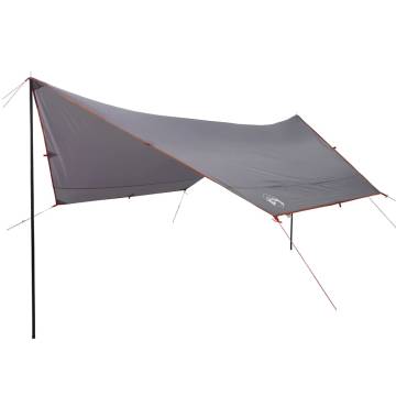 Camping Tarp Grey and Orange 430x380x210 cm Waterproof