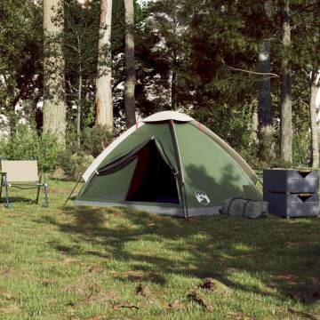 Camping Tent Dome 2-Person Green Waterproof