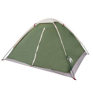 Camping Tent Dome 2-Person Green Waterproof