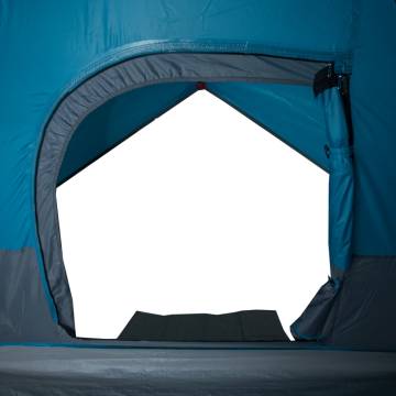 Family Tent Dome 6-Person Blue Waterproof