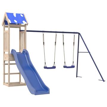 Outdoor Playset Solid Wood Pine