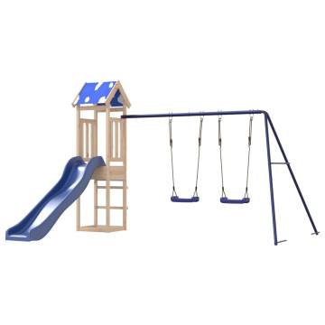 Outdoor Playset Solid Wood Pine