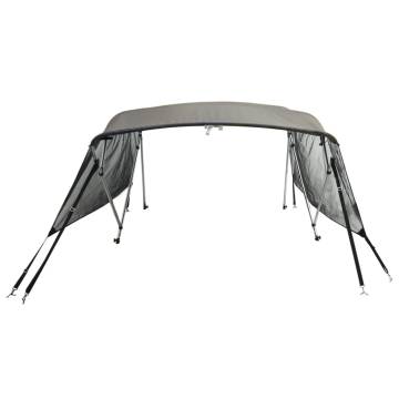 3-bow Bimini Top with Mesh Sidewalls 183x(185-198)x137 cm