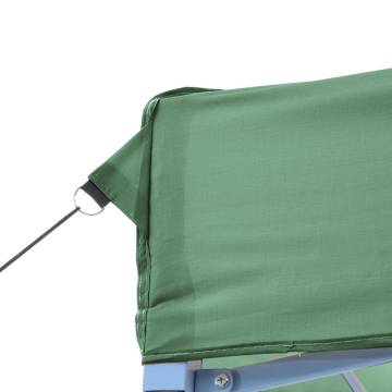 Foldable Party Tent Pop-Up with 2 Sidewalls Green