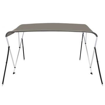 3-bow Bimini Top Grey 184x170x133 cm