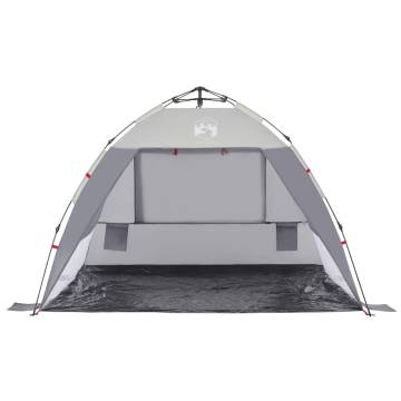 Beach Tent 2-Person Grey Quick Release Waterproof