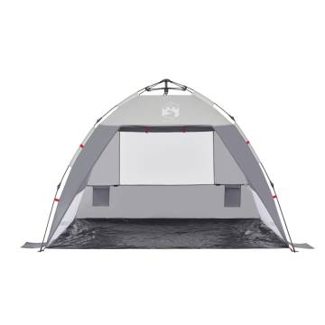 Beach Tent 2-Person Grey Quick Release Waterproof