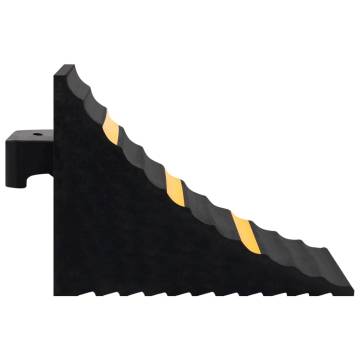 Wheel Chocks 2 pcs 29x16x19 cm Rubber