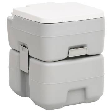 Portable Camping Toilet and Handwash Stand Set with Water Tank