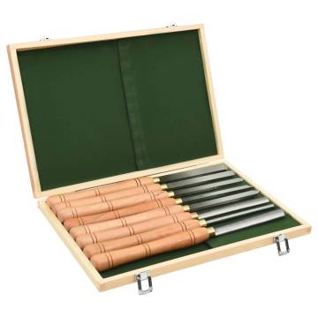 8 Piece Turning Tool Set HSS