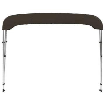 3-bow Bimini Top Black 183x152x133 cm