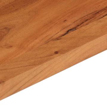 Table Top 100x80x2.5 cm Rectangular Solid Wood Acacia