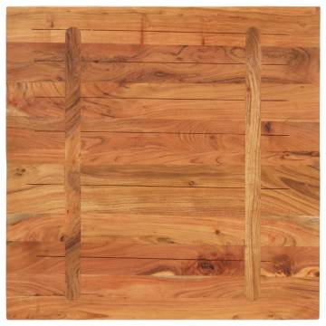 Table Top 90x90x2.5 cm Square Solid Wood Acacia