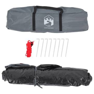 Camping Tent 4-Person Grey and Orange Quick Release