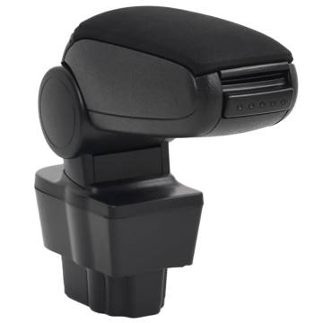 Car Armrest Black 12x37x(31-48) cm ABS