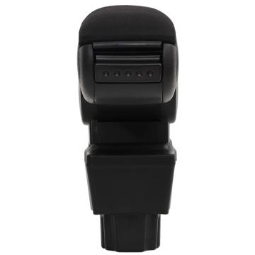 Car Armrest Black 12x37x(31-48) cm ABS