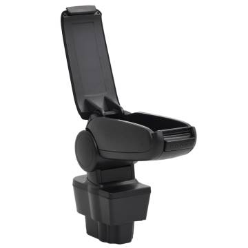 Car Armrest Black 12x37x(31-48) cm ABS