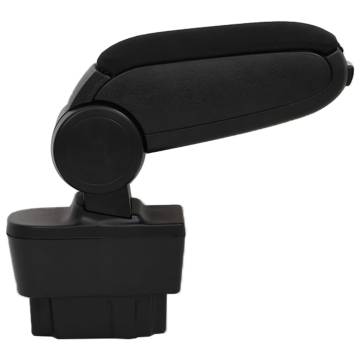 Car Armrest Black 12x37x(31-48) cm ABS