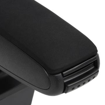 Car Armrest Black 12x37x(31-48) cm ABS