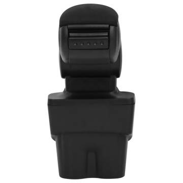 Car Armrest Black 17x32x(35.5-52) cm ABS