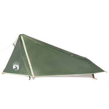 Camping Tent Tunnel 1-Person Green Waterproof