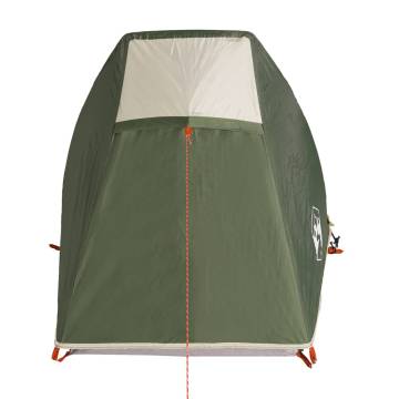 Camping Tent Tunnel 1-Person Green Waterproof