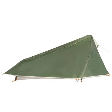 Camping Tent Tunnel 1-Person Green Waterproof