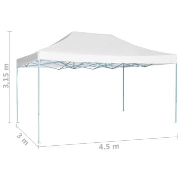 Foldable Party Tent 3x45 m White