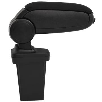 Car Armrest Black 15x32x(40-52) cm ABS