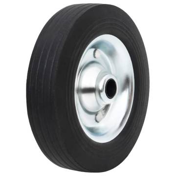 Wheel for Jockey Wheel Ø20x5 cm Solid Rubber and Steel