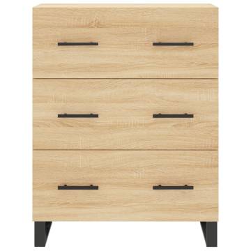 Highboard Sonoma Oak 69.5x34x180 cm Engineered Wood