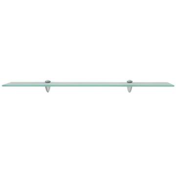 Floating Shelves 2 pcs Glass 80x10 cm 8 mm