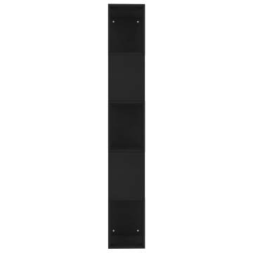 Book Cabinet/Room Divider Black 45x24x159 cm Engineered Wood