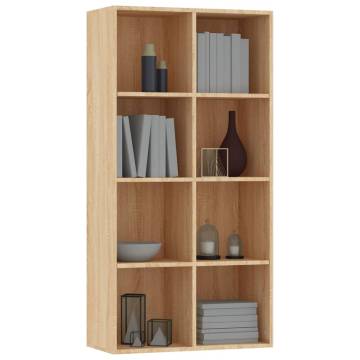 Book Cabinet/Sideboard Sonoma Oak 66x30x130 cm Engineered Wood