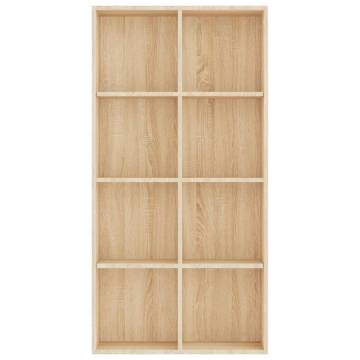 Book Cabinet/Sideboard Sonoma Oak 66x30x130 cm Engineered Wood