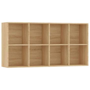 Book Cabinet/Sideboard Sonoma Oak 66x30x130 cm Engineered Wood