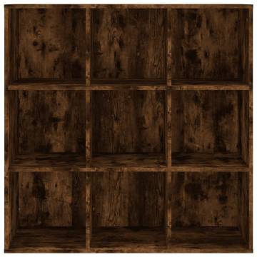 Book Cabinet Smoked Oak 98x29x97.5 cm