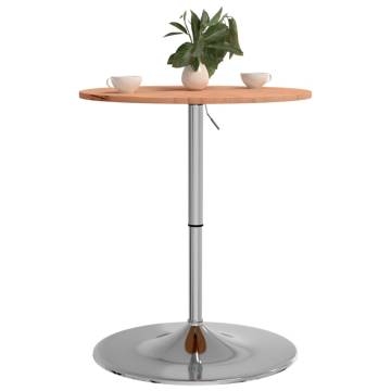 Bar Table Ø60x89.5 cm Solid Wood Beech