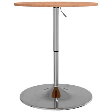 Bar Table Ø60x89.5 cm Solid Wood Beech