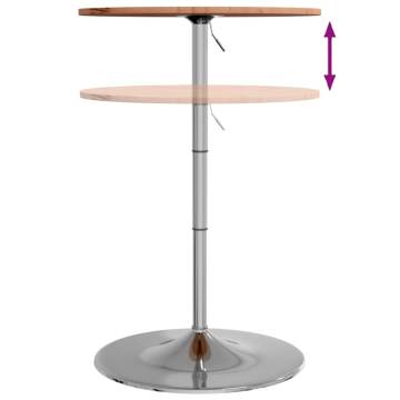 Bar Table Ø60x89.5 cm Solid Wood Beech