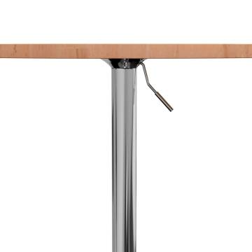 Bar Table Ø60x89.5 cm Solid Wood Beech