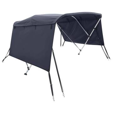 3-bow Bimini Top with Sidewalls 183x(137-152)x137 cm