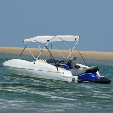 4-bow Bimini Top with Sidewalls 243x(170-182)x137 cm