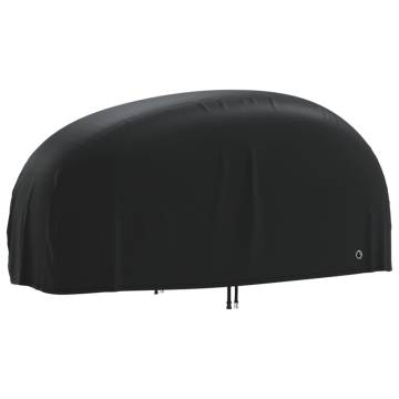 Motorcycle Cover Black 230x95x125 cm 210D Oxford